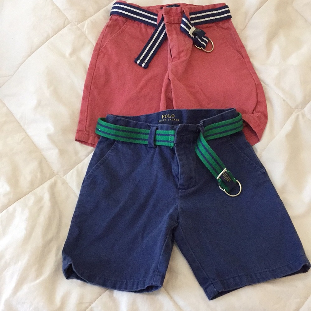 Toddler boys polo shorts
